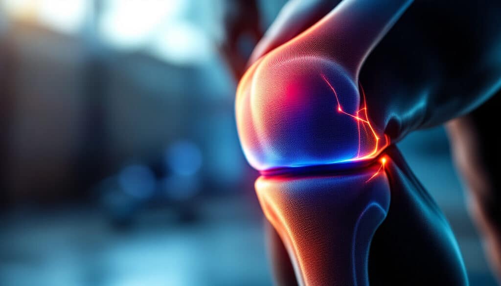 iluminación de la rodilla