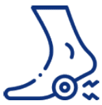 icono dolor planta pie