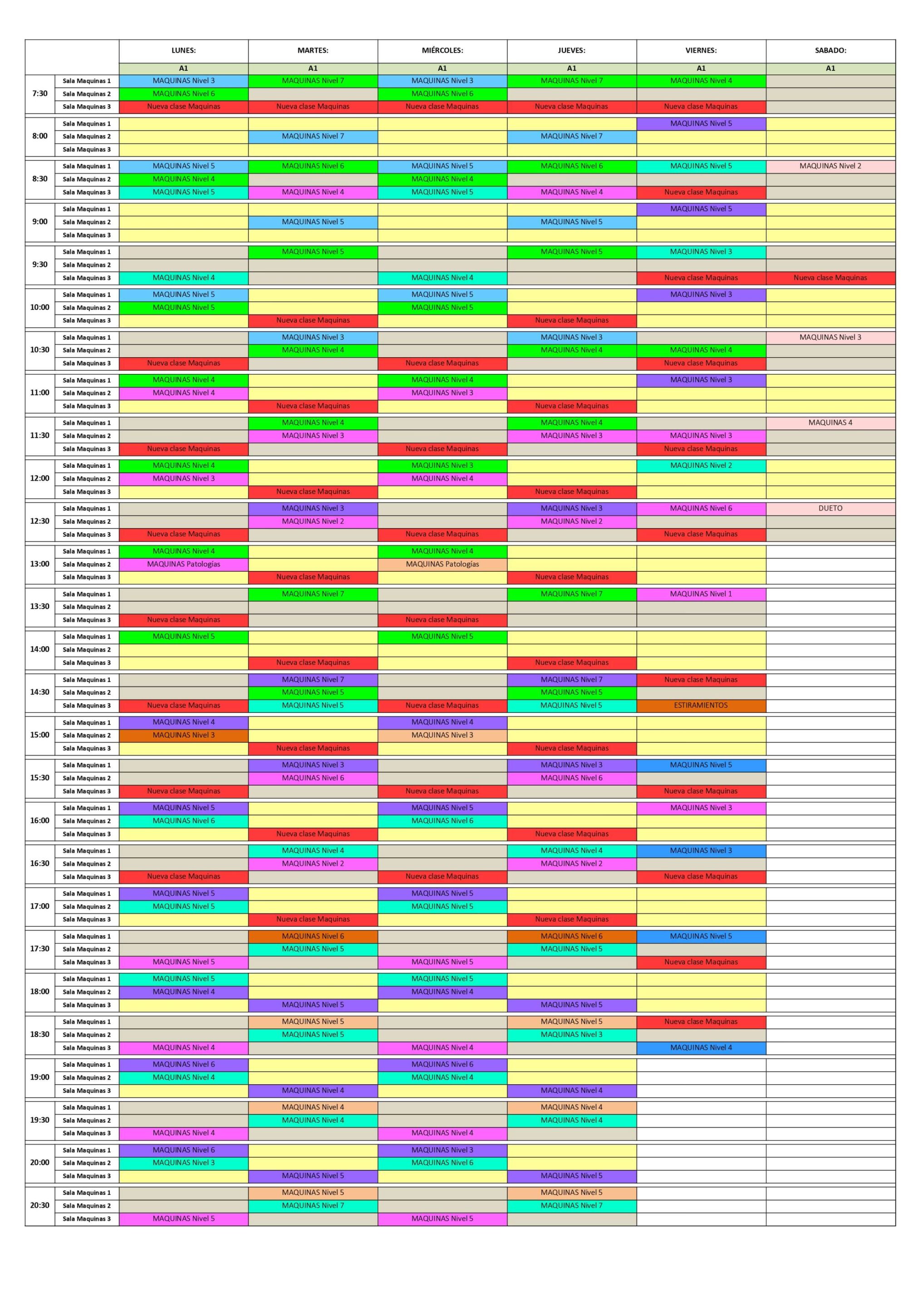 Horarios 2026 Estudio Aequus 1